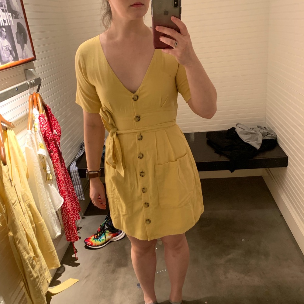 Abercrombie and Fitch yellow sundress